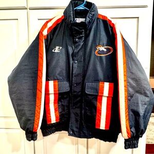 Vintage Denver Broncos NFL Pro‎ line Authentic Puffer Coat. Size XL